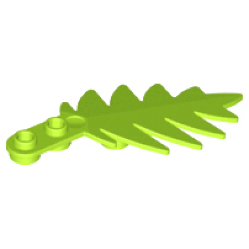 Деталь LEGO 6148 Plant, Tree Palm Leaf Small 8 x 3 - Lime