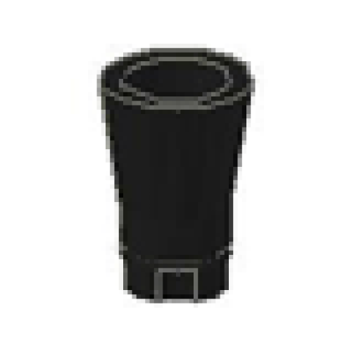 Деталь LEGO 2536 Plant, Tree Palm Trunk (Undetermined Type) - Black