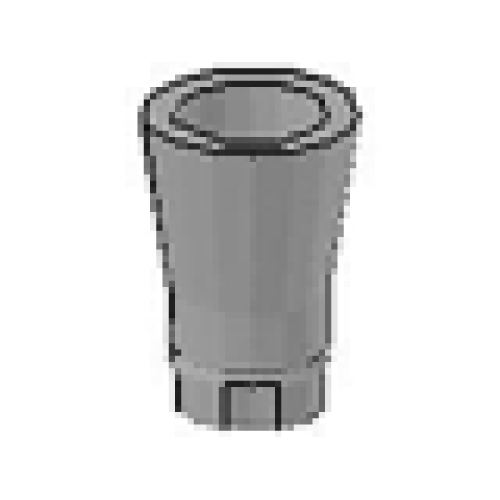 Деталь LEGO 2536 Plant, Tree Palm Trunk (Undetermined Type) - Light Gray