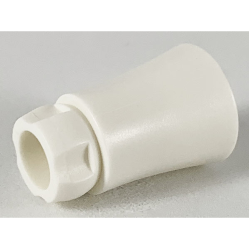 Деталь LEGO 2536a Plant, Tree Palm Trunk - Long Indented Connector - White