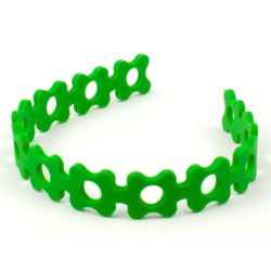 Plastic Flower Chain, Scala - Bright Green