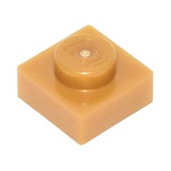 Plate 1 x 1 - Pearl Gold