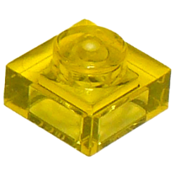 Plate 1 x 1 - Trans-Yellow
