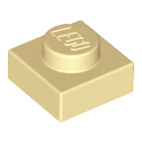 Деталь LEGO 3024 Plate 1 x 1 - Tan