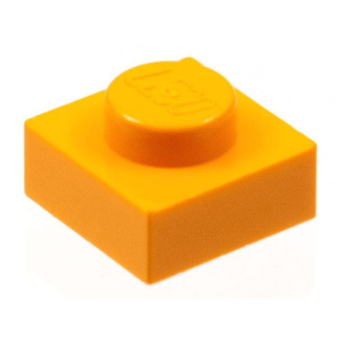 Деталь LEGO 3024 Plate 1 x 1 - Medium Orange