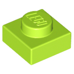Plate 1 x 1 - Lime
