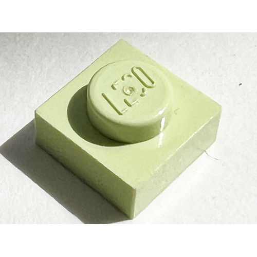Деталь LEGO 3024 Plate 1 x 1 - Light Lime