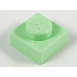 Plate 1 x 1 - Light Green
