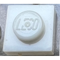 Plate 1 x 1 - Milky White