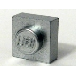 Plate 1 x 1 - Metallic Silver