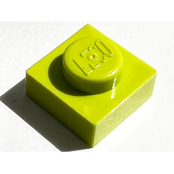 Plate 1 x 1 - Medium Lime