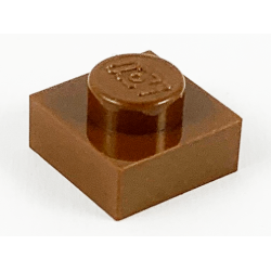 Plate 1 x 1 - Brown