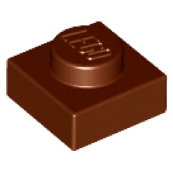 Plate 1 x 1 - Reddish Brown
