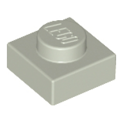 Plate 1 x 1 - Light Gray