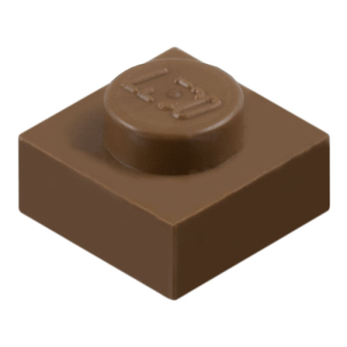 Деталь LEGO 3024 Plate 1 x 1 - Light Brown