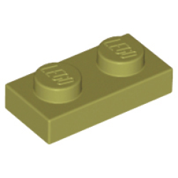 Plate 1 x 2 - Olive Green