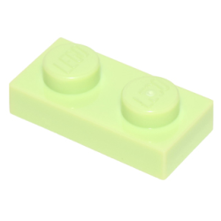 Plate 1 x 2 - Yellowish Green
