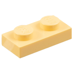 Plate 1 x 2 - Warm Yellowish Orange