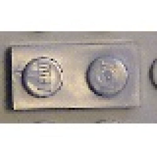Деталь LEGO 3023 Plate 1 x 2 - Pearl Light Gray
