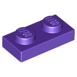 Plate 1 x 2 - Dark Purple