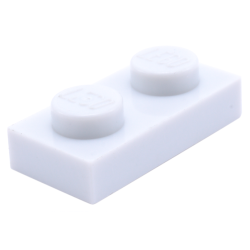 Plate 1 x 2 - Very Light Bluish Gray