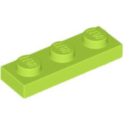 Plate 1 x 3 - Lime