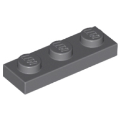 Plate 1 x 3 - Dark Bluish Gray