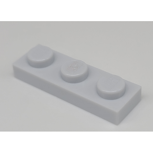 Деталь LEGO 3623 Plate 1 x 3 - Very Light Bluish Gray