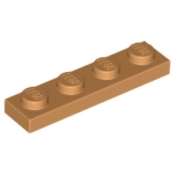 Plate 1 x 4 - Medium Nougat