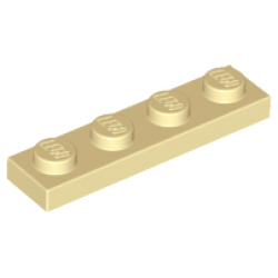 Plate 1 x 4 - Tan