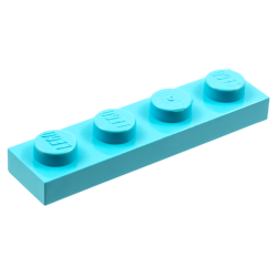 Plate 1 x 4 - Sky Blue