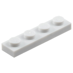 Plate 1 x 4 - Very Light Bluish Gray