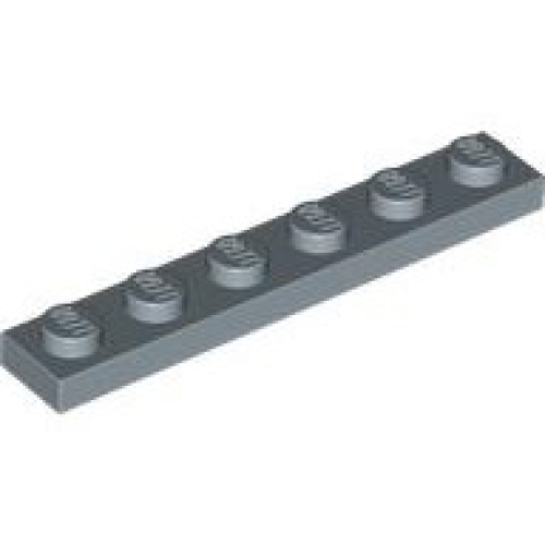 Деталь LEGO 3666 Plate 1 x 6 - Sand Blue