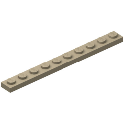 Plate 1 x 10 - Dark Tan