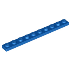 Plate 1 x 10 - Blue