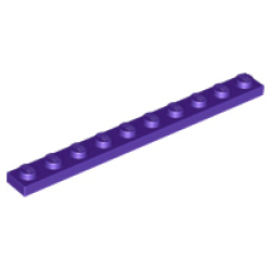 Plate 1 x 10 - Dark Purple