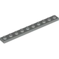 Plate 1 x 10 - Light Gray