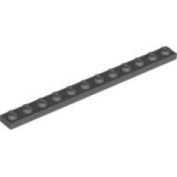 Plate 1 x 12 - Dark Bluish Gray