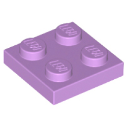Plate 2 x 2 - Medium Lavender