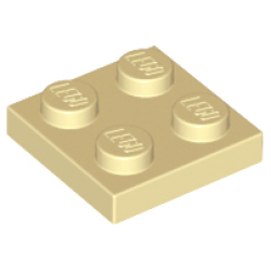 Plate 2 x 2 - Tan
