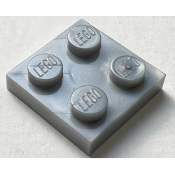 Plate 2 x 2 - Pearl Light Gray