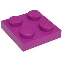 Plate 2 x 2 - Light Purple