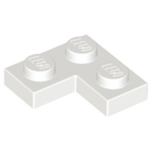 Деталь LEGO 2420 Plate 2 x 2 Corner - White