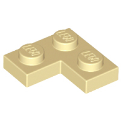 Plate 2 x 2 Corner - Tan