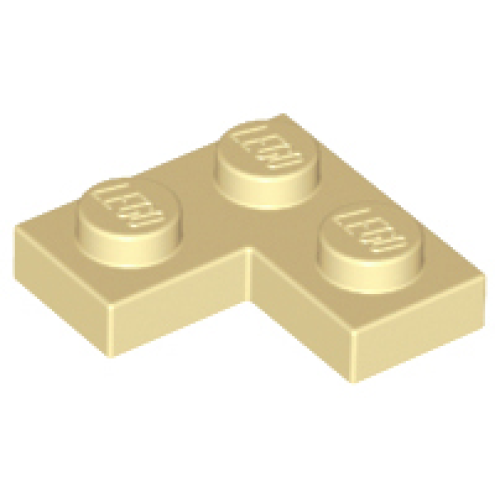Деталь LEGO 2420 Plate 2 x 2 Corner - Tan
