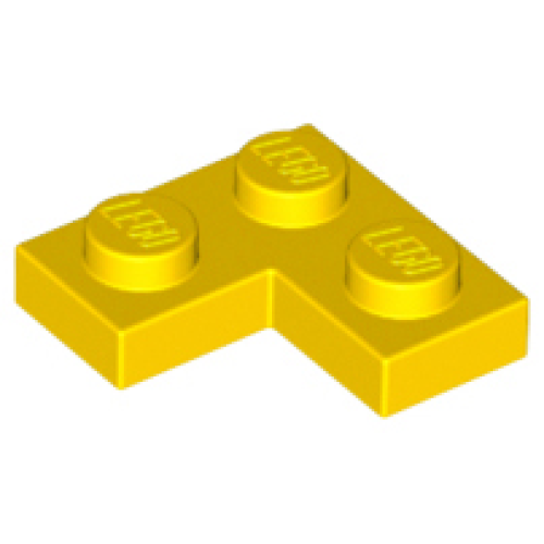 Деталь LEGO 2420 Plate 2 x 2 Corner - Yellow
