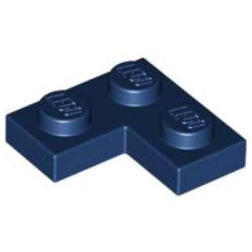Деталь LEGO 2420 Plate 2 x 2 Corner - Dark Blue