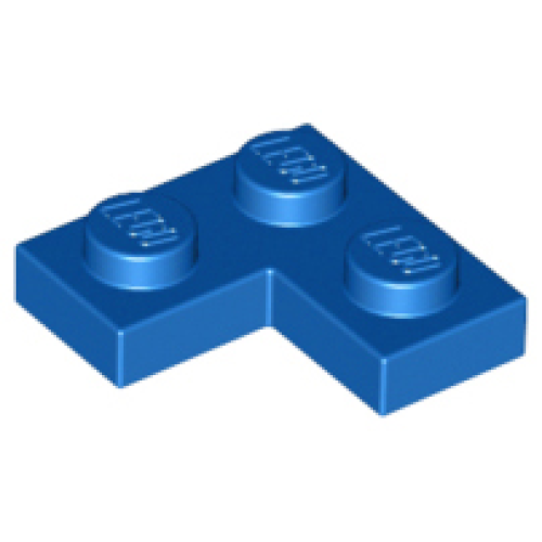 Деталь LEGO 2420 Plate 2 x 2 Corner - Blue