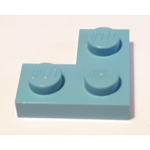 Деталь LEGO 2420 Plate 2 x 2 Corner - Maersk Blue