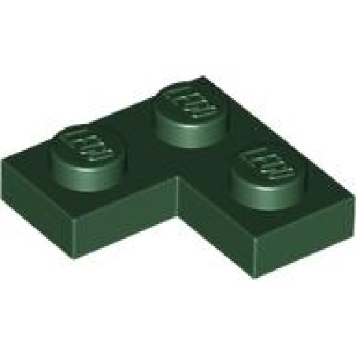 Деталь LEGO 2420 Plate 2 x 2 Corner - Dark Green